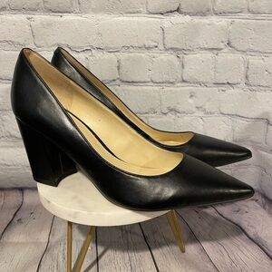 Nine West Black Pointed Toe Heels